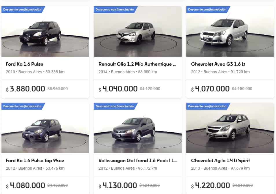 Dónde comprar autos usados baratos y seguros en Argentina